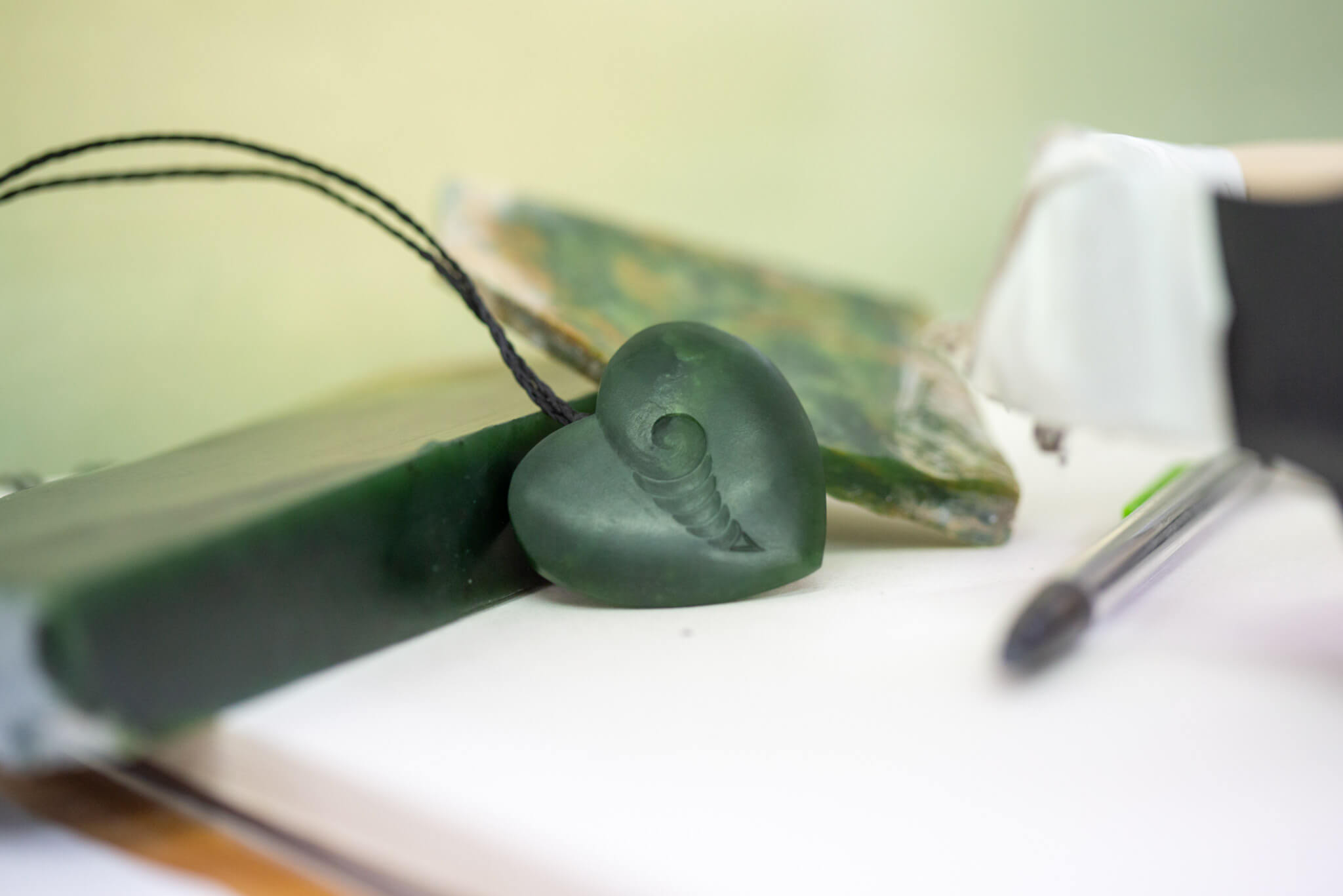 New Zealand Pounamu Heart
