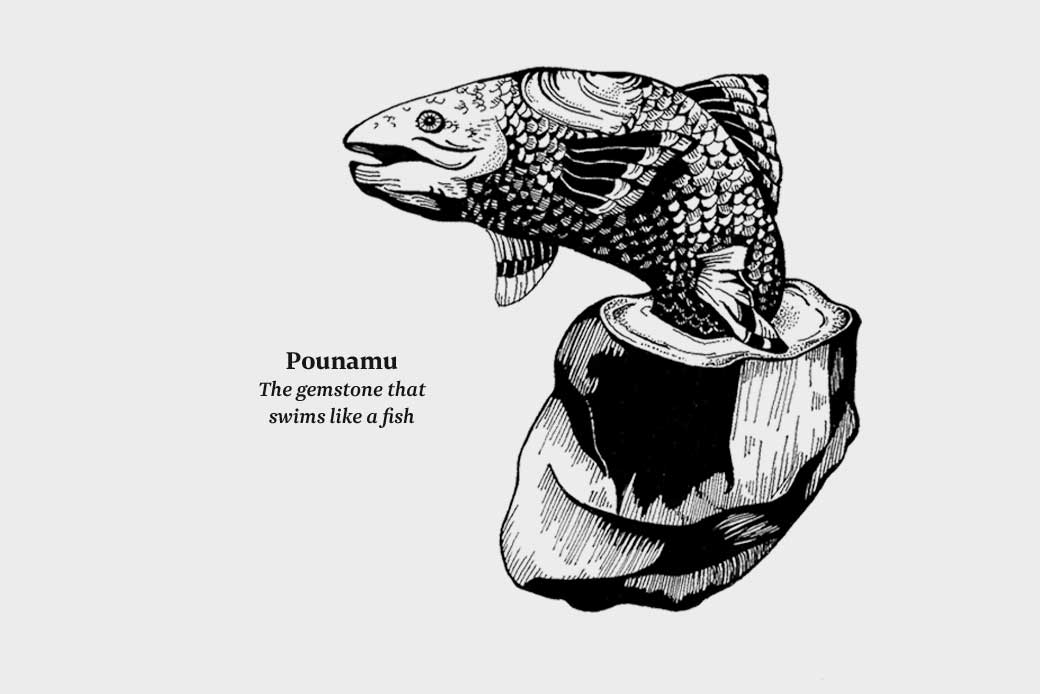 Locating pounamu - the gemstone that swims like a fish