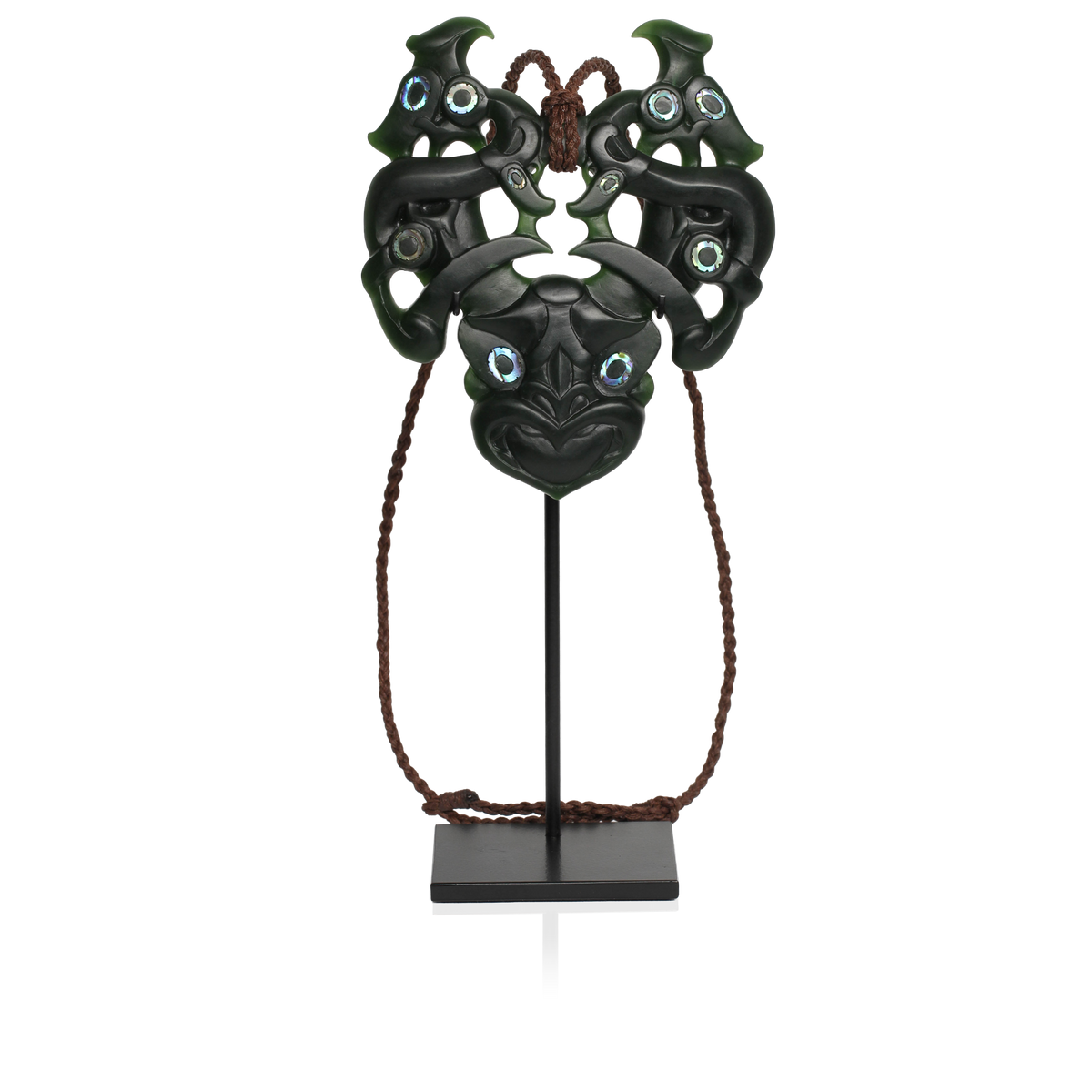 Matariki 2026 - New Zealand Pounamu Hei Tiki Wearable Sculpture - 