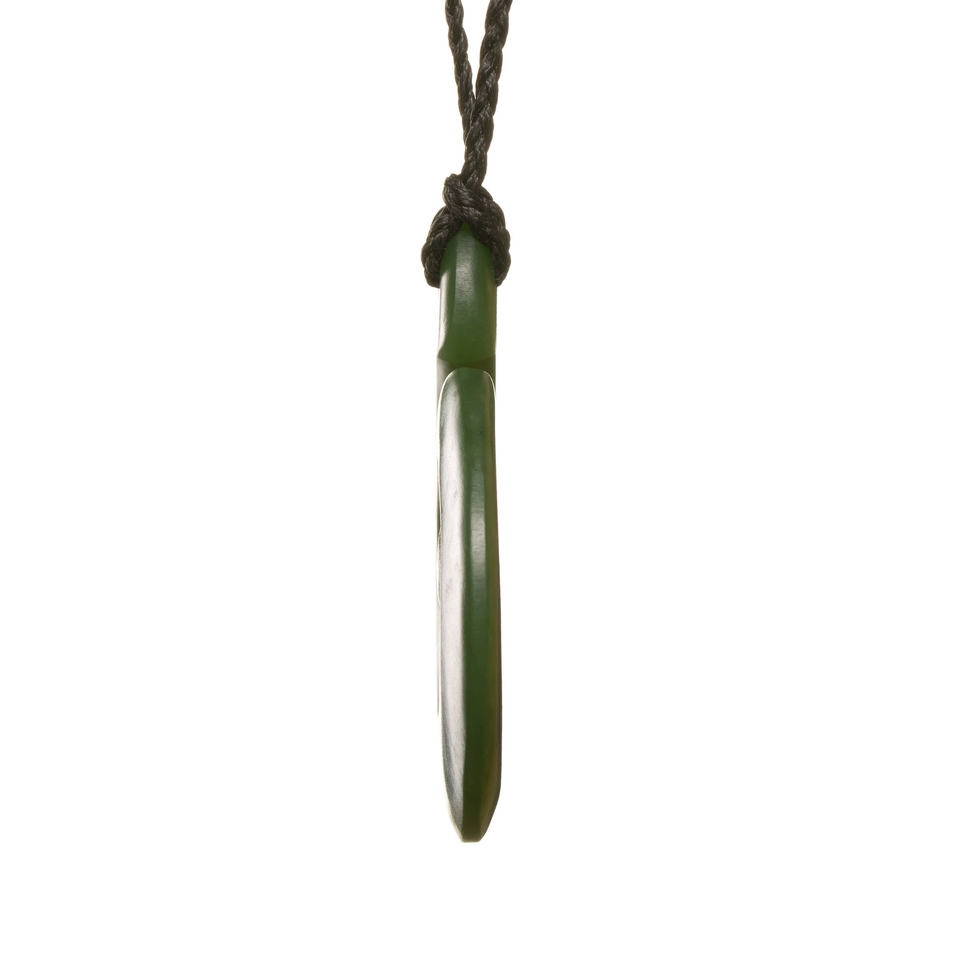 Siberian Jade Large Koru Necklace