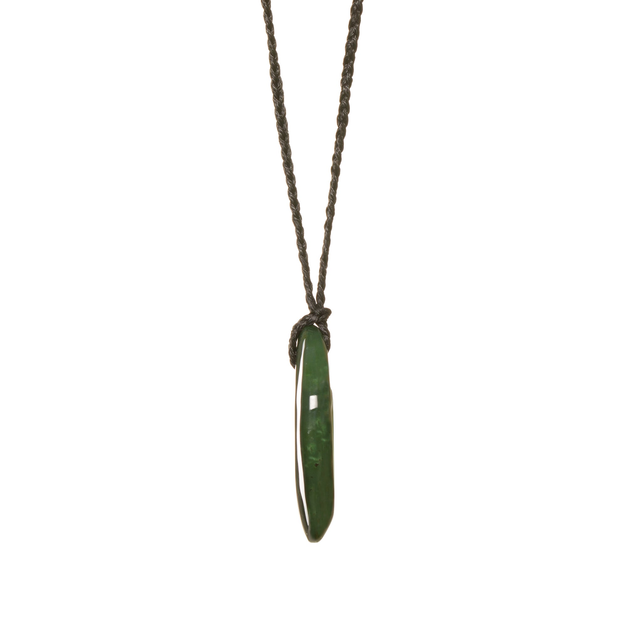 Canadian Jade Small Closed Koru Necklace