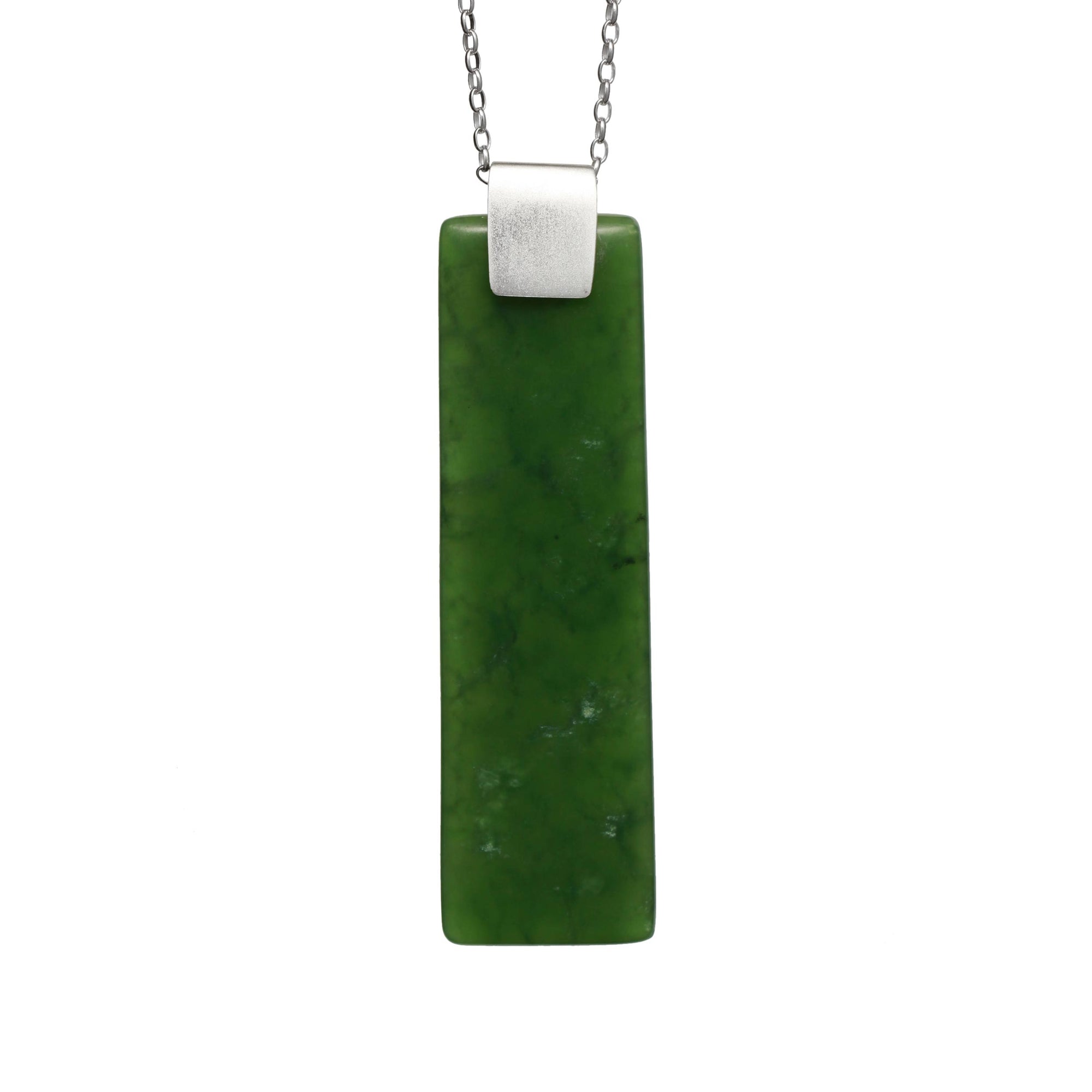 New Zealand Jade Pendant on Sterling Silver