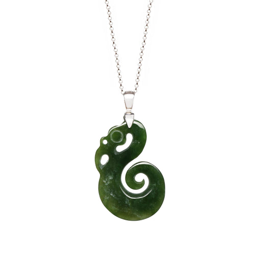 38mm x 26mm / New Zealand Pounamu // MJHMANAIA2-SS-2