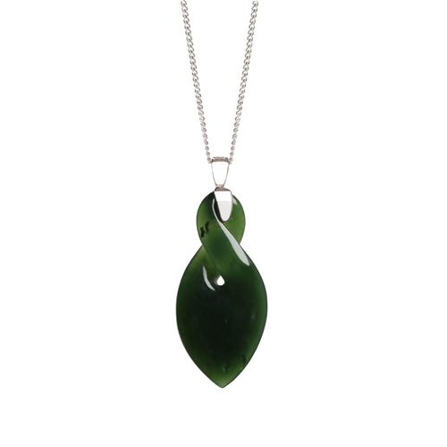 42mm x 19mm / New Zealand Pounamu // MJHTW2P-LUT5P-SS-2