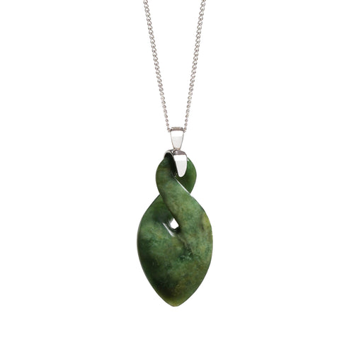 42mm x 19mm / New Zealand Pounamu // MJHTW2P-LUT5P-SS-4
