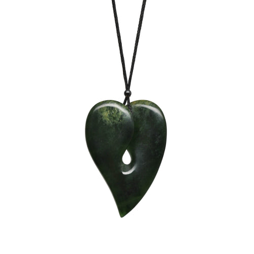 48mm x 33mm / New Zealand Pounamu // NBHEART598P-3