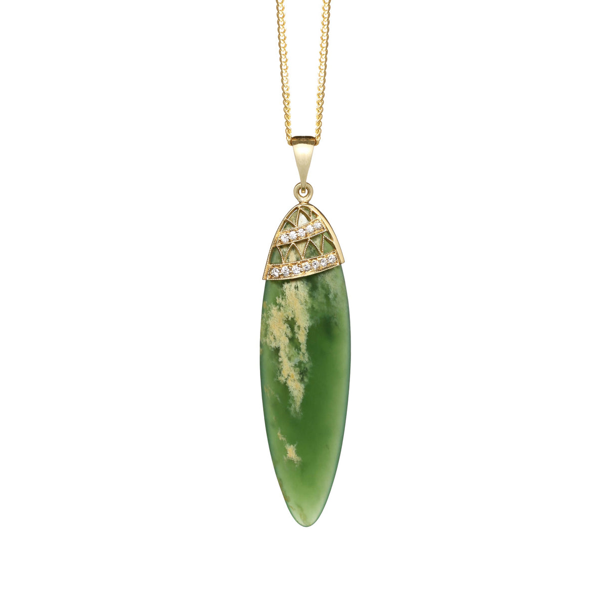 50mm x 14mm / New Zealand Pounamu